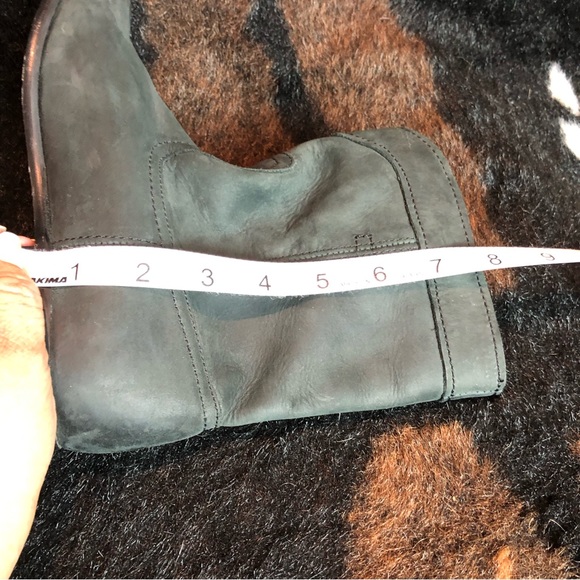 Frye Cara Roper Short Boots Nubuck Leather Sz 7B - Picture 11 of 11